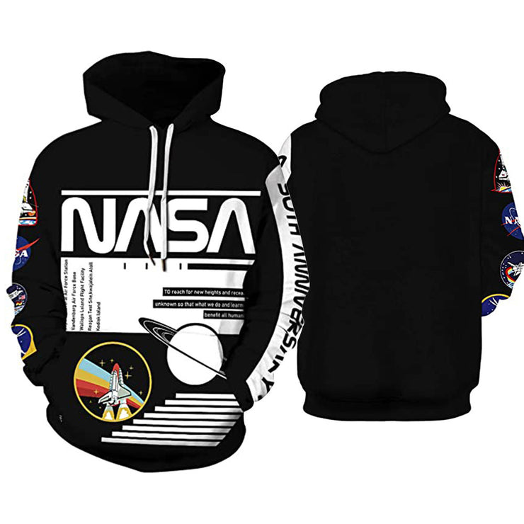 NASA Space Suit 3D Digital Printed Hoodie Men&
